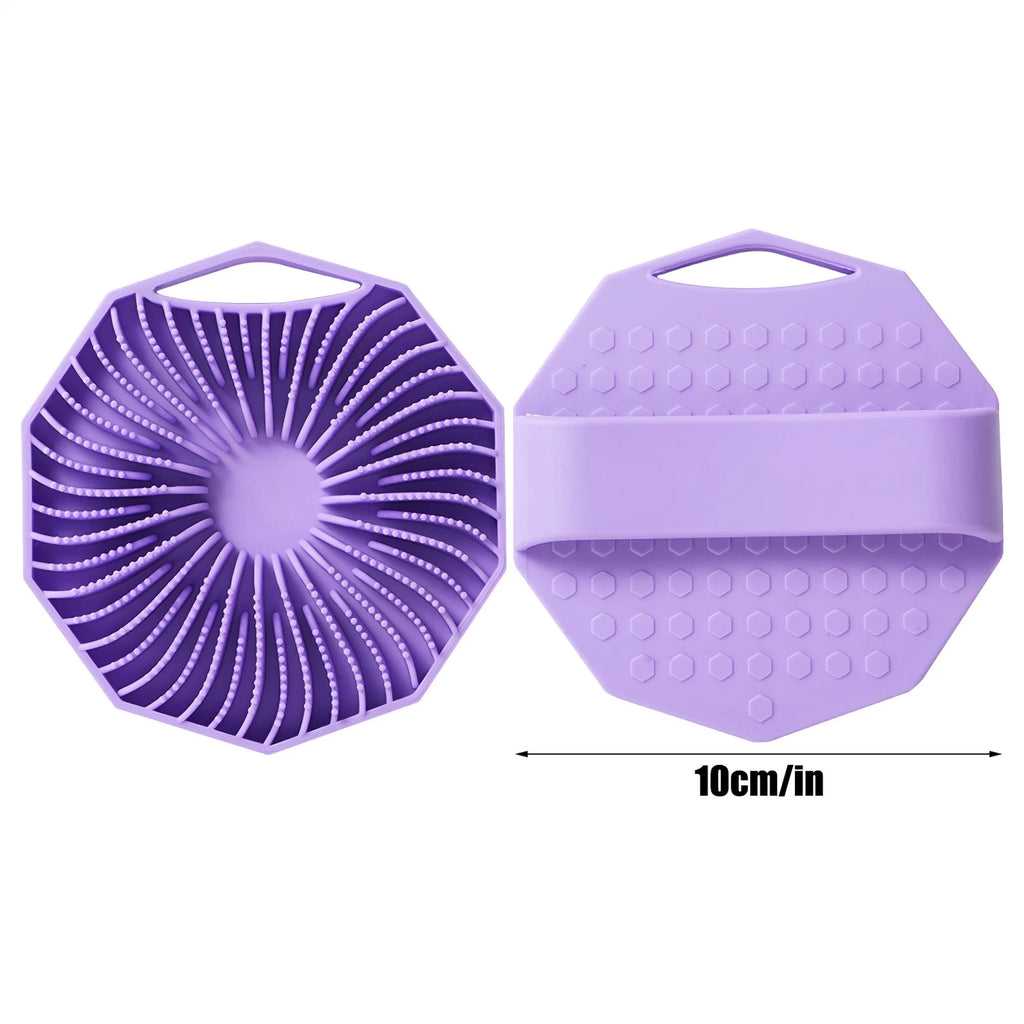 Set Of 2 Body Scrubber Exfoliation For Home Bath Silicone Exfoliator Scrub Brush