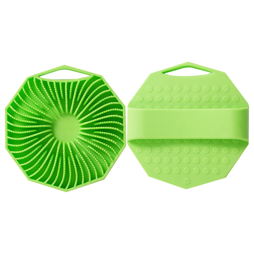 Set Of 2 Body Scrubber Exfoliation For Home Bath Silicone Exfoliator Scrub Brush