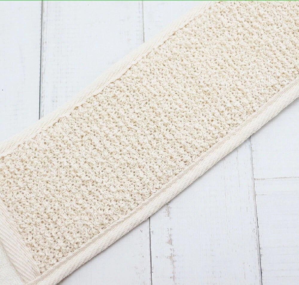 Back Scrubber Exfoliating Body Loofah Brush Bath Shower Double Sided Long Belt