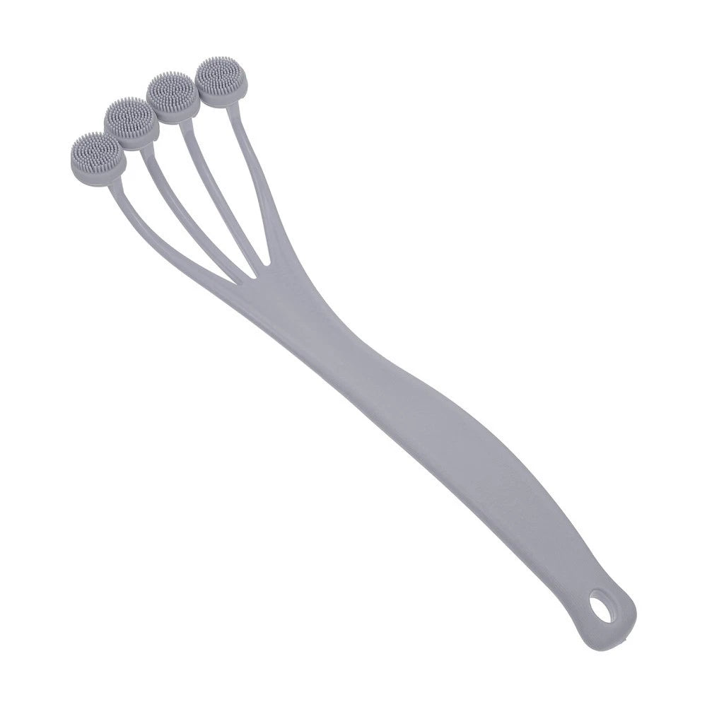 Exfoliating Bath Brush Shower Tool Back Scrubber with Long Handle