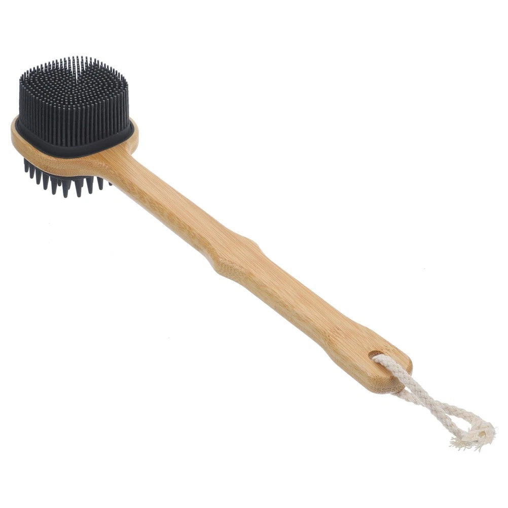 Bath Brush Exfoliating Back Scrubber Man Elderly Body with Handle