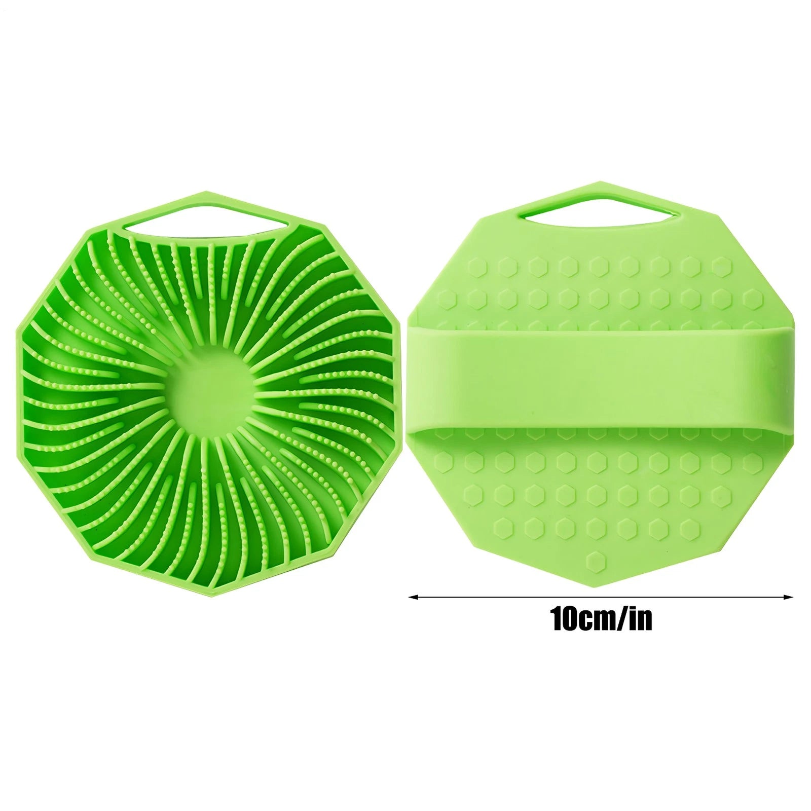 Set Of 2 Body Scrubber Exfoliation For Home Bath Silicone Exfoliator Scrub Brush