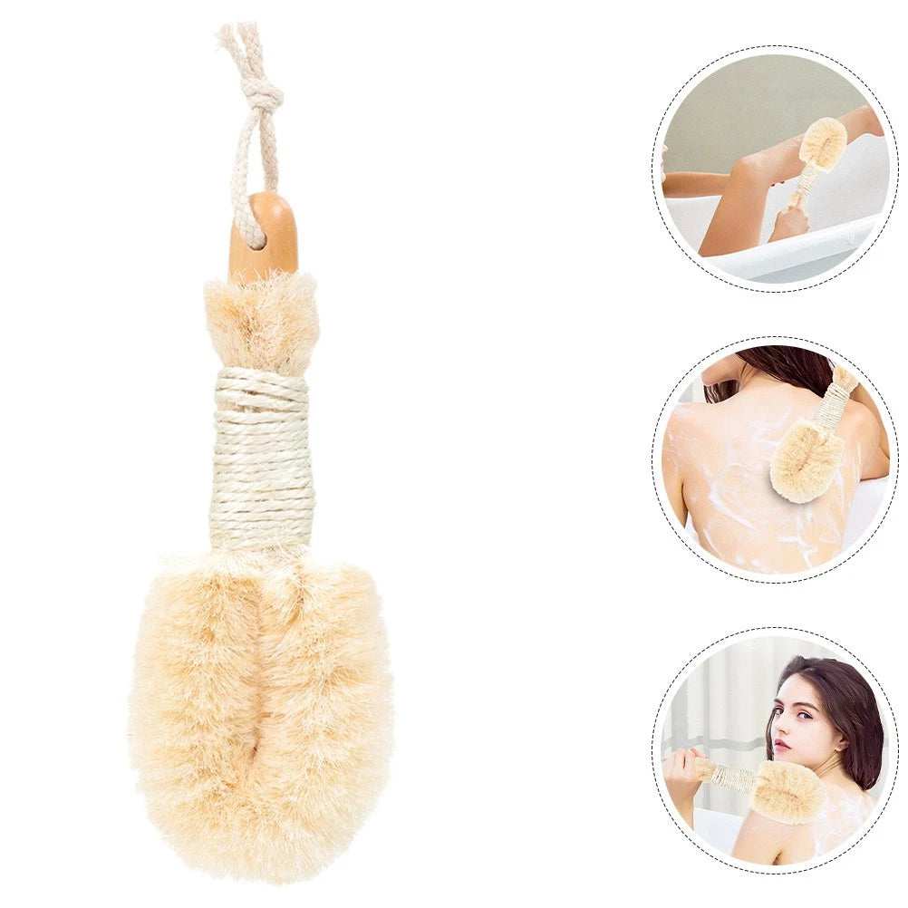 2 Pcs Silk Bath Brush Miss Scrub for Women Body Exfoliator Scrubber