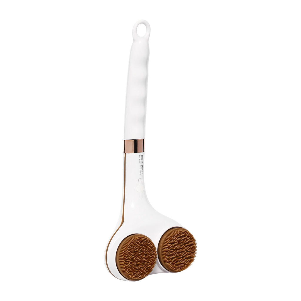 Electric Spin Scrubber Bath Brush Double Head Electric Rotation Body Brush