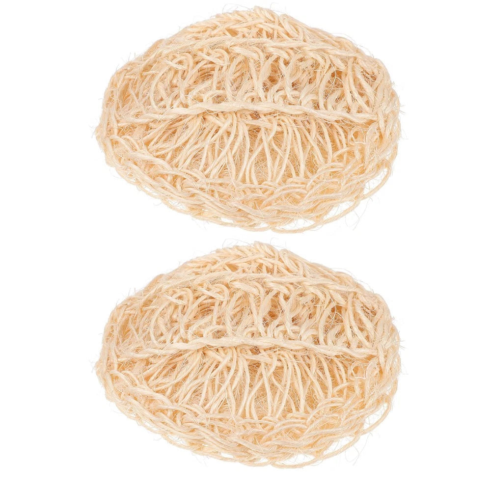 2 Pcs Sisal Bath Brush Man Mother Shower Products Cleaner Bathing Accessories