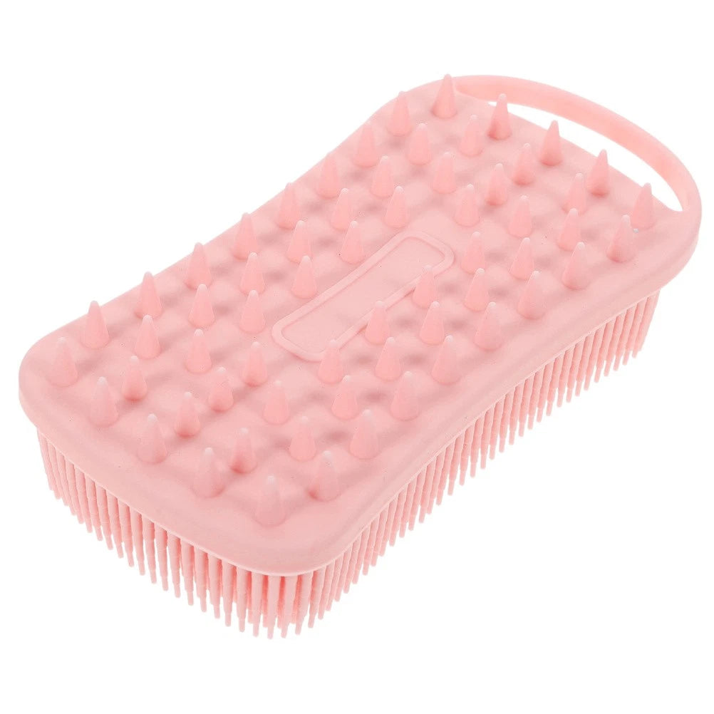 Silicone Bath Brush Man Shower Exfoliator Exfoliating Soft Body Scrubber
