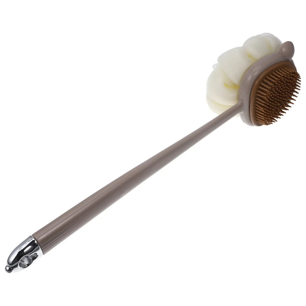 Long Handle Body Shower Brush with Dual Sided Soft for Gentle Cleansing