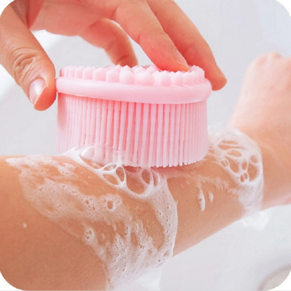 Bath Brush Body Exfoliator Silicone Shower Skin Scrubber