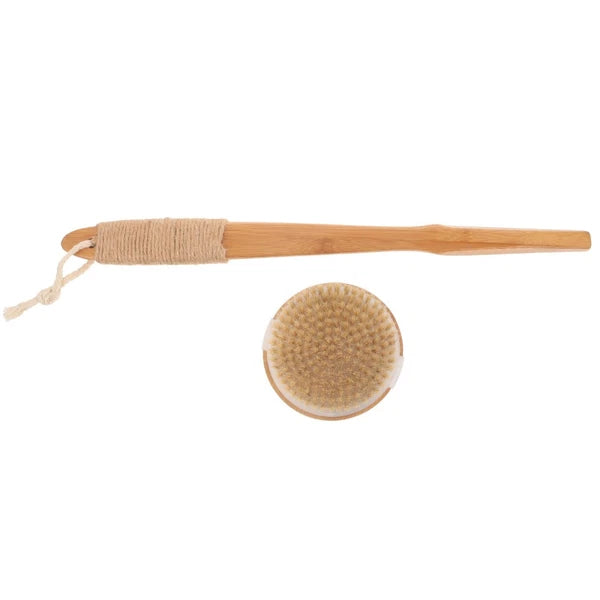 Removable Bath Brush Elderly Back Scrubber for Shower Exfoliating