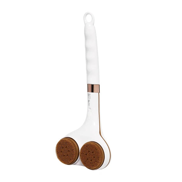 Electric Spin Scrubber Bath Brush Double Head Electric Rotation Body Brush
