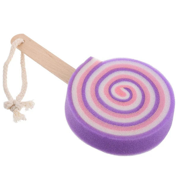 Sponge Brush Lollipop Child Body Scrubber for Kids Children's Bath