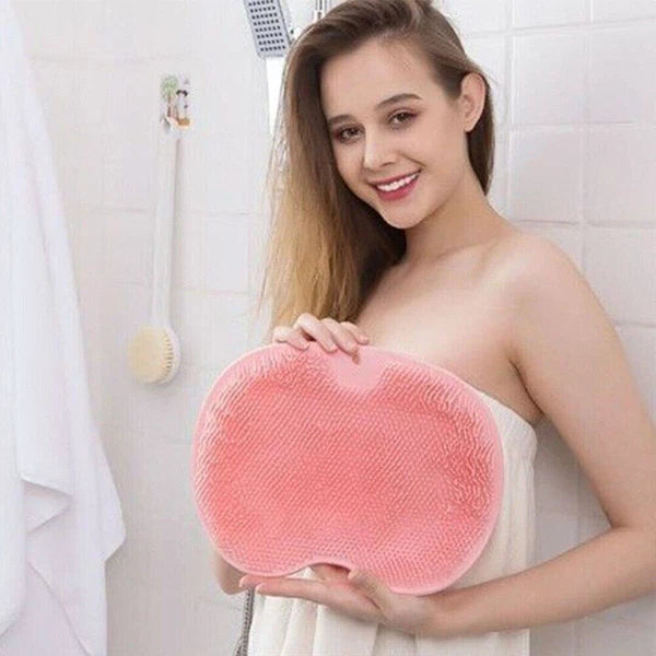 Shower Bath Exfoliating Brush Clean Mat 1-2 Foot Back Body Scrubber Massager Pad