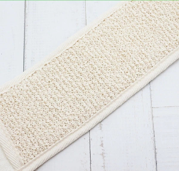 Back Scrubber Exfoliating Body Loofah Brush Bath Shower Double Sided Long Belt