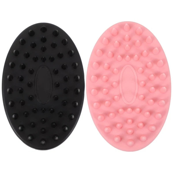 Silicone Shampoo Brush Body Shower Scrubber Toddler Baby Bath Tool