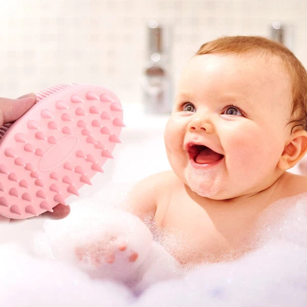Bathroom Silicone Bath Scrubber Brush Scrub Massage Bath Tool Bath Brush