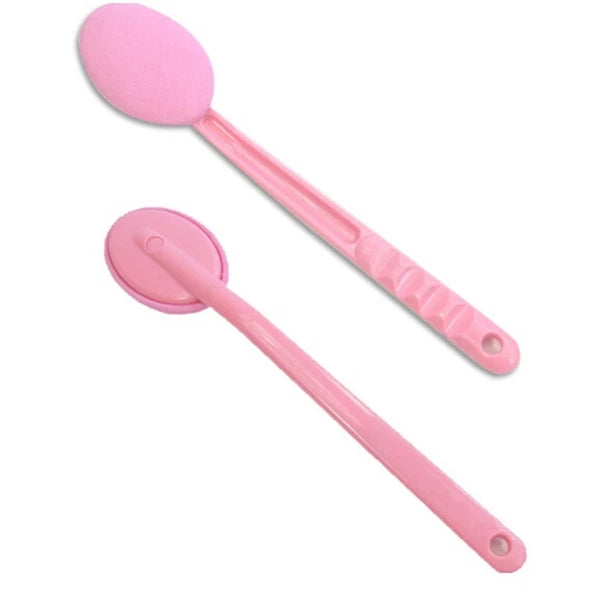 Long Handle Shower Brush Microfiber Body Scrub Bath Brush for Back Scrubber