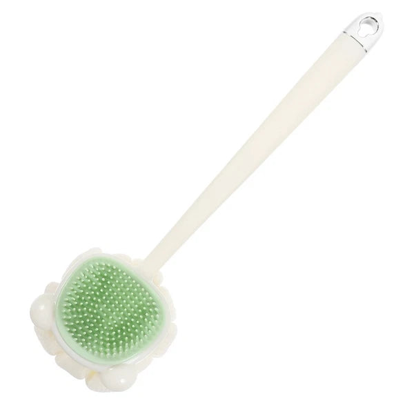 Bath Brush Exfoliating Body Scrubber Shower with Long Handle Wash