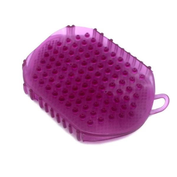 Soft Silicone Body Anti Cellulite Massage Glove Scrub Bath Shower Spa Tool UK