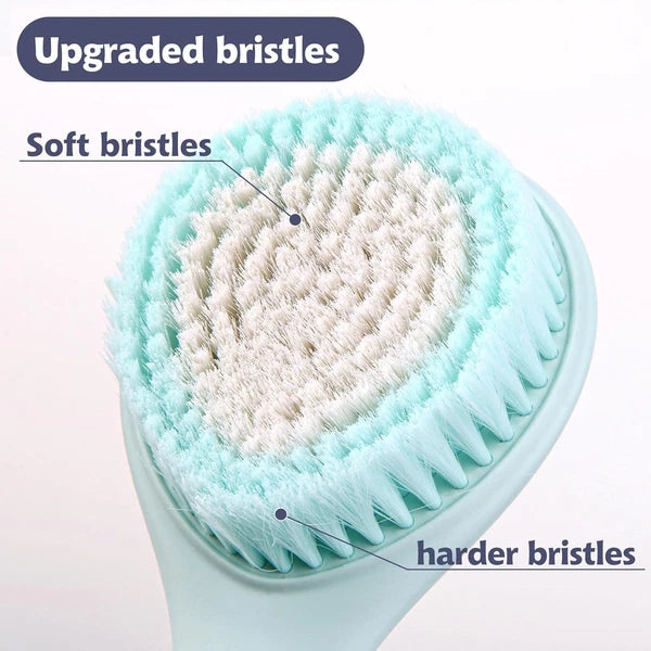 16 Inch Long Handle Bath Brush Back Scrubber Soft Nylon Bristles for Shower