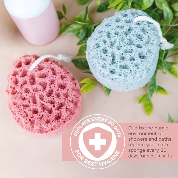 Spongentle Ultra Soft Body Loofah Sponge 2 Pack for Bath and Shower