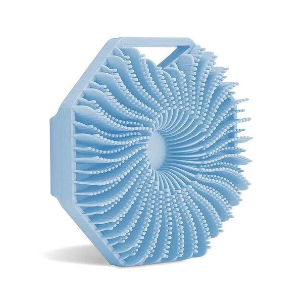 2 in 1 Silicone Body Shower Scrubber Wash Exfoliator Brush Scalp Massager US