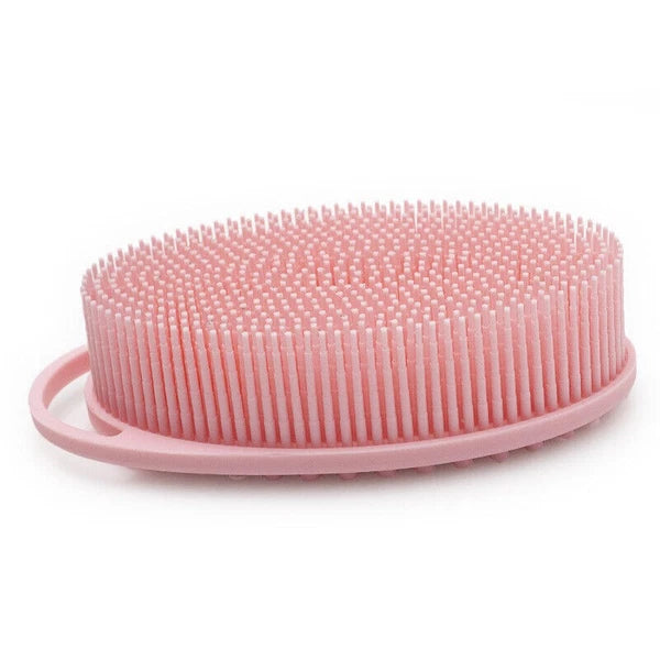 Silicone Body Scrubber Dual-sided Bath Shower Body Massage Exfoliation Brush