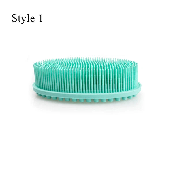 Silicone Bath Brush Soft Hygienic Exfoliating Shower Washing Comb Massage Tool