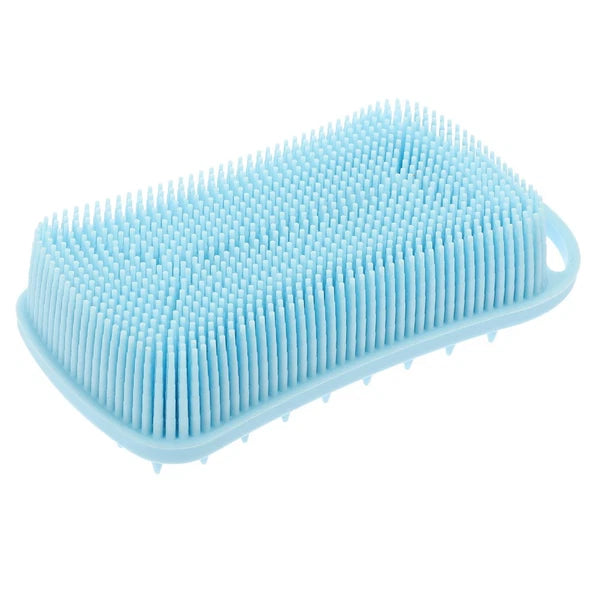 Silicone Bath Brush Man Shower Exfoliator Exfoliating Soft Body Scrubber