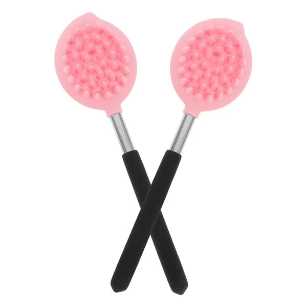 2 Pcs Bath Brush Child Back Scrubber for Shower Exfoliating Body