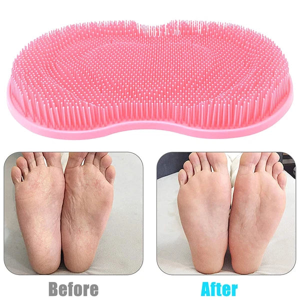 Shower Bath Exfoliating Brush Clean Mat 1-2 Foot Back Body Scrubber Massager Pad