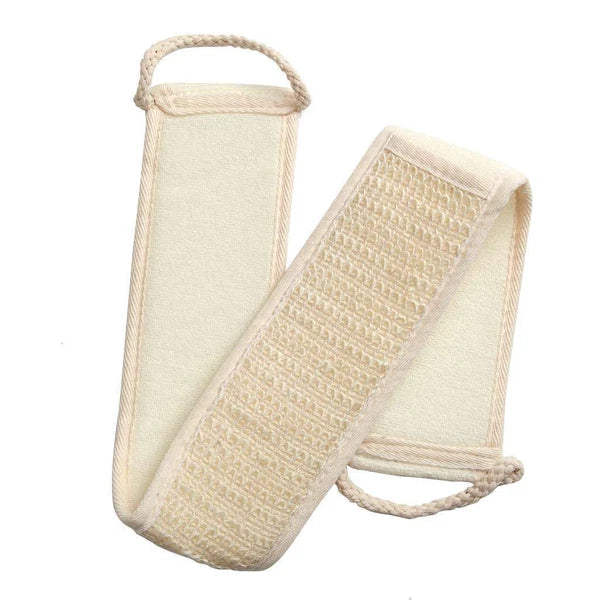 Back Scrubber Bath Shower Strap Loofah Spa Skin Brush Sponge Body Exfoliating US
