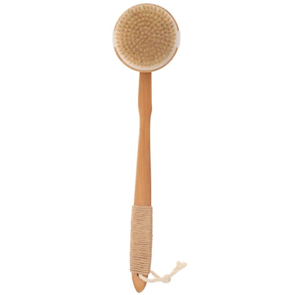 Removable Bath Brush Elderly Back Scrubber for Shower Exfoliating