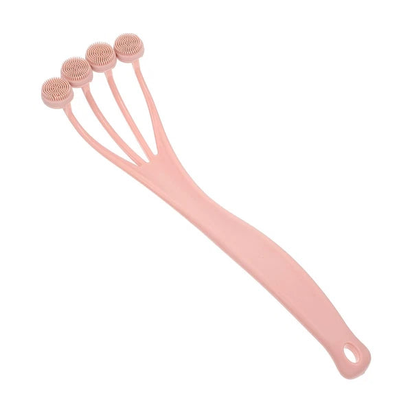 Exfoliating Bath Brush Shower Back Scrubber Long Handle Body for