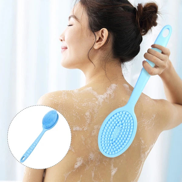 Cleaning Brush Bath Body Scrubber Bathroom with Long Handle Brushes for Shower