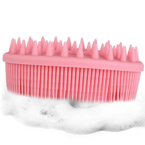 2 Pcs Bath Massage Brush Baby Handheld Scrubber Shower Cleaning Scrubbers