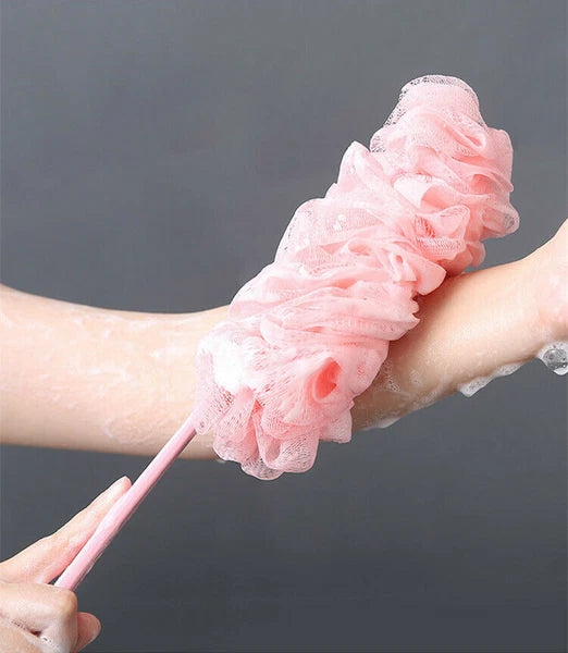 US Bath Brush Loofah Shower Sponge Long Handle Back Scrubber Body Exfoliating