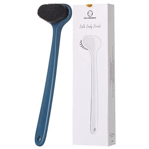 Back Scrubber Body Brush for Bathroom Shower with Long Handle and Soft Bristles