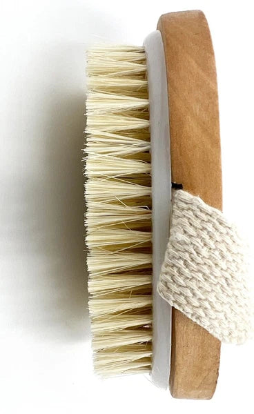 Body Brush Skin Exfoliating Bath Shower Scrubber Wooden Natural Boar Bristles