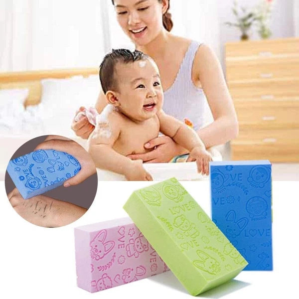 Super Soft Exfoliating Bath Sponge Body Shower Back Massager Brush Scrubber