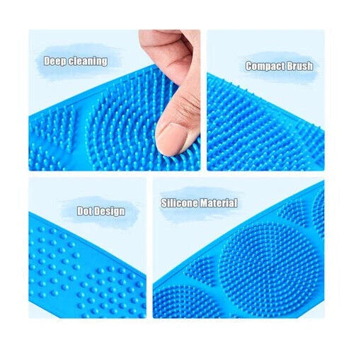 Back Scrubber Shower Exfoliating Silicon Body Brush for Shower, Bath & Massage