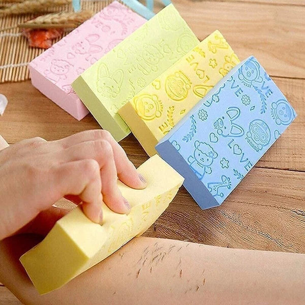 Super Soft Exfoliating Bath Sponge Body Shower Back Massager Brush Scrubber