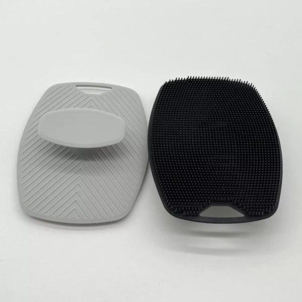 Silicone Body Scrubber - Exfoliating Loofah Shower Scrubber for Men - Travel