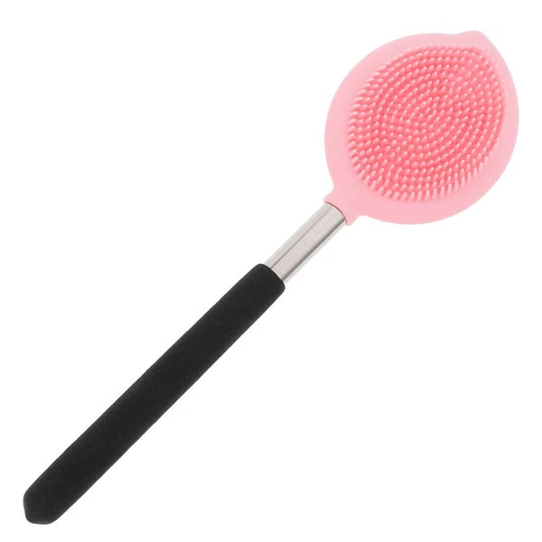 Silicone Bath Brush Back Scrubbing Shower Body Skin Man Massaging