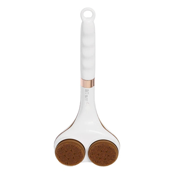 Electric Spin Scrubber Bath Brush Double Head Electric Rotation Body Brush