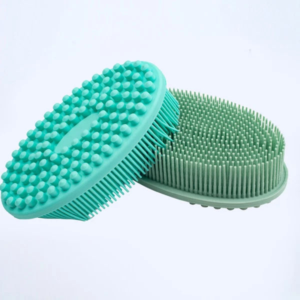 Silicone Bath Brush Soft Hygienic Exfoliating Shower Washing Comb Massage Tool