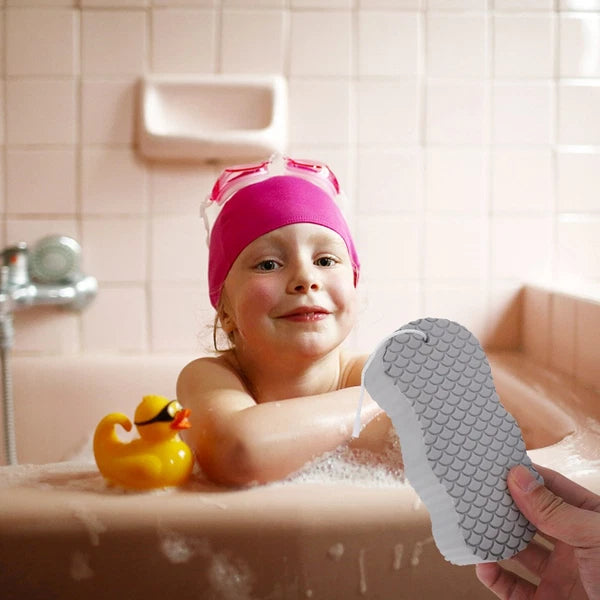 2 Pcs Baby Bath Sponge Shower Puff Sponges for Kids Toddler Brush