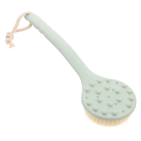 Back Exfoliating Brush Shower Back Brush Body Bath Brush Portable Back Scrubber