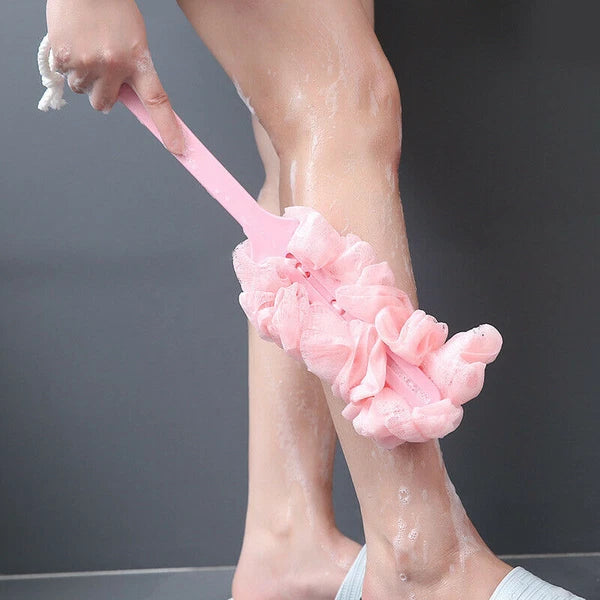 US Bath Brush Loofah Shower Sponge Long Handle Back Scrubber Body Exfoliating
