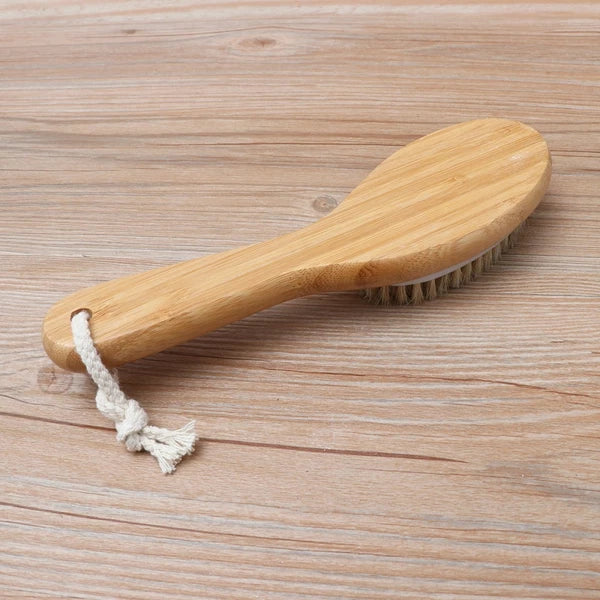 Long Bathing Shower Brush with Handle Portable Body Exfoliating Shower Beads