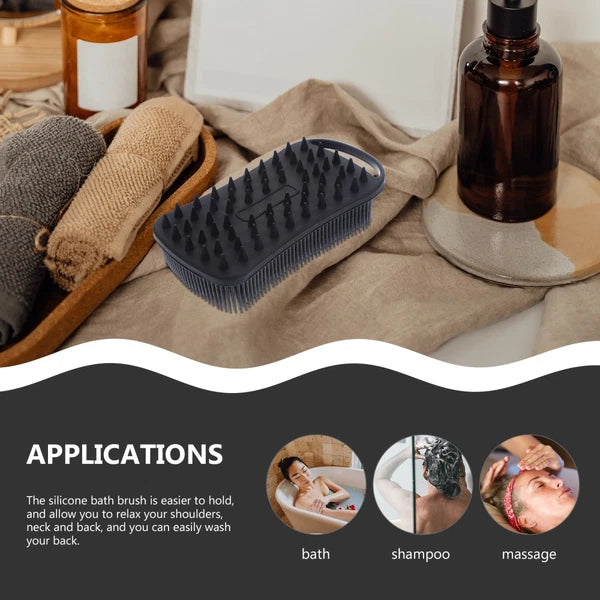 Silicone Body Brush Silicone Body Scrubber Brush Exfoliating Body Scrubber for